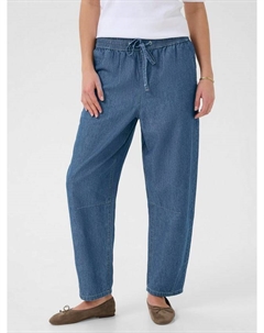 KAluise брюки Mid Rise Cotton Barrel Kaffe