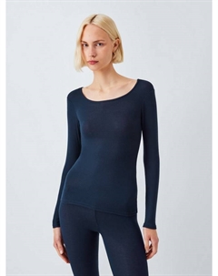 Термобелье с длинными рукавами и рельефной текстурой для обогрева, Dark Sapphire John lewis