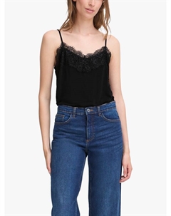Топ-бюстье с кружевной отделкой, Black Ichi