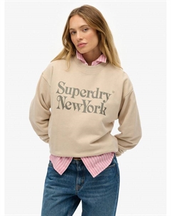 Логотип свободный свитшот, Grey Superdry