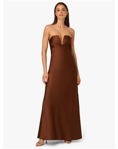 Платье макси с глубоким декольте Adrianna By Satin, Timber Adrianna papell