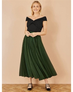 Тюлевая сетчатая юбка, Green Yumi