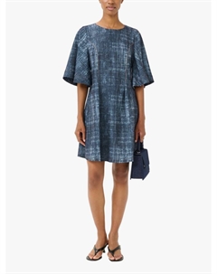 Demia платье-мини расклешенное, Dark Denim Structure Gestuz