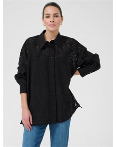 Футболка Vivian с длинными рукавами в стиле burnout, Black Kaffe