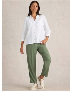 Вышитая рубашка Sophie из чистого органического хлопка White stuff