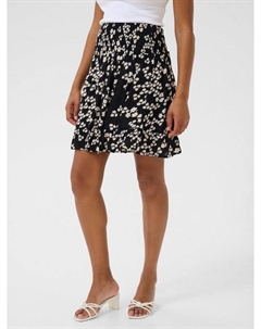 Мини-юбка Thora Amber с цветочным принтом, Black/Multi Kaffe