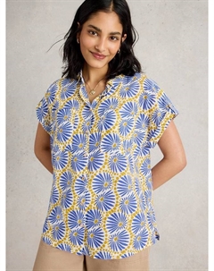 Футболка Ellie из чистого хлопка, Blue/Multi White stuff