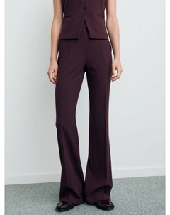 Брюки Emma Flared, Dark Purple Mango
