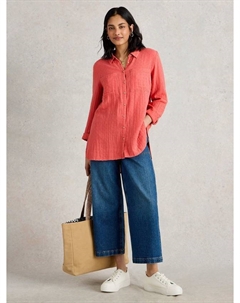 Софи футболка из органического хлопка, Mid Pink White stuff