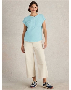 Рубашка с карманом Beth, Lgt Blue White stuff