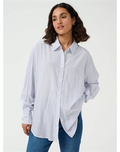 Рубашка Milena в полоску, Mid Blue Kaffe