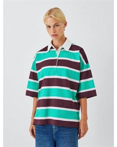 Оверсайз рубашка в полоску в стиле регби, Multi Stripe John lewis anyday