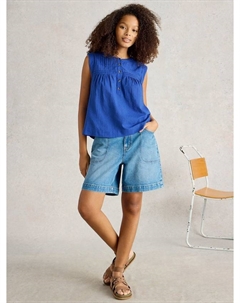 Рубашка Isla из хлопка Dobby White stuff