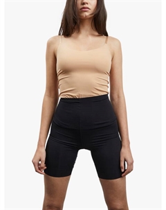 Siv шорты с высокой талией облегающие, Black Ichi