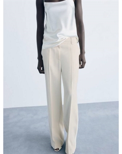 Прямые брюки Карлос зауженного кроя, Light Beige Mango