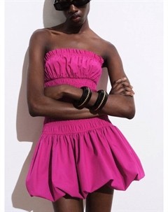 Мини-платье Clara из хлопкового микса Mango