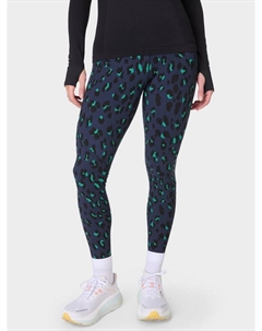 Мощные легинсы для тренировок, Navy Blue Cheetah Sweaty betty