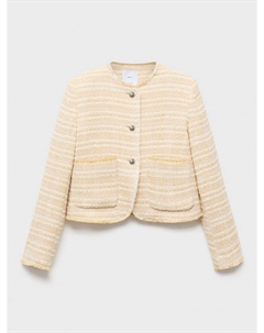 Пиджак Anne Boucle, Light Beige Mango