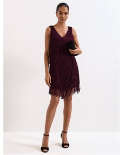 Платье мини Meryl с бахромой и силуэтом а-лайн Phase eight