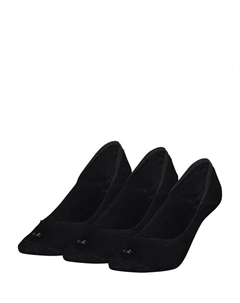 Невидимые носки-подкладки, Pack of 3, Black Calvin klein