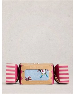 Носки для лыж Penguin Cracker, Blue/Multi White stuff