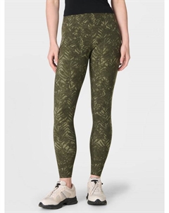 Мощные легинсы для тренировок, Green Animal Texture Sweaty betty