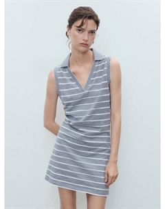 Бесплатное хлопковое поло-платье Pola-H Mango