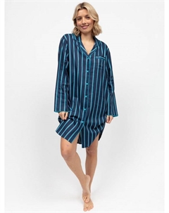 Ночная сорочка Marina Stripe, Navy Cyberjammies