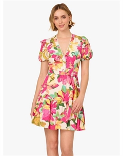 Мини-платье Adrianna от Floral, Pink/Multi Adrianna papell