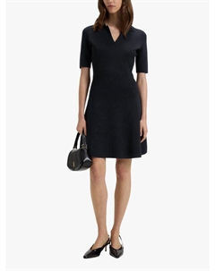 Мини-платье BOSS с V-образным вырезом и короткими рукавами Hugo boss