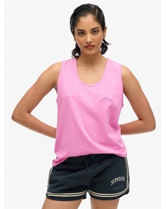 Футболка Outdoor Stripe с круглым вырезом, Pink Superdry