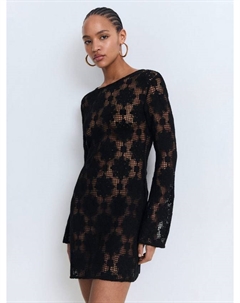 Кроп-платье Cranky Crochet, Black Mango