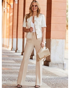 Букле короткий рукав куртка, Ivory Sosandar