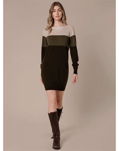 Блок цветное длинное платье с рукавами из шерсти мини Celtic & co.