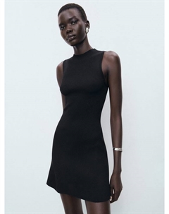 Бесплатное платье Albert с приталенным силуэтом и расклешенным подолом мини, Black Mango