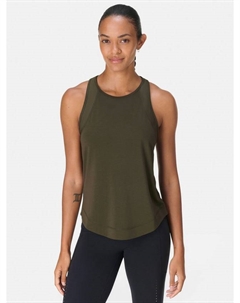 Топ для бега Breathe Easy с сетчатыми вставками, Nori Green Sweaty betty