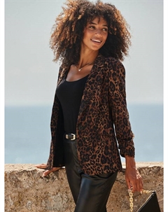 Леопардовый блейзер Sosandar