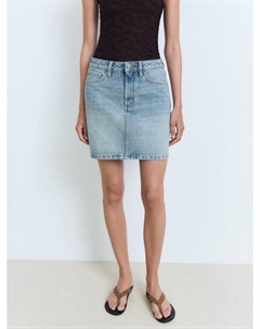 Мини-юбка Tacy из денима, Mid Blue Mango