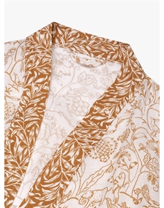 Халат из льна Morris & Co Ernest, White/Multi Piglet in bed