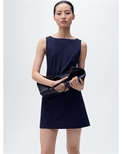 Мини-платье Brad в рубчик, Navy Mango