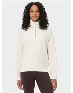 Флисовая кофта Escape Luxe с полузамком и укороченным кроем, Lily White Sweaty betty