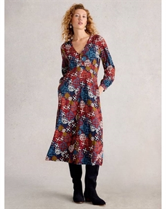 Платье Megan Abstract Jersey, Multi White stuff