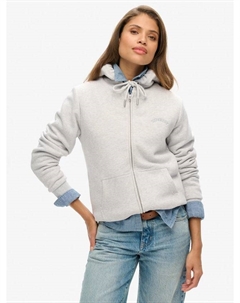 Борг худи с молнией и подкладкой, Glacier Grey Marl Superdry