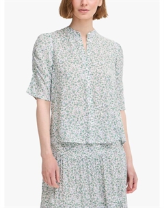 Футболка Vera с цветочным принтом, Green/Multi Ichi