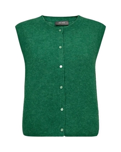 Альмин Тора вязаный жилет из шерстяной смести с короткими рукавами и круглым вырезом Mos mosh