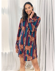 Ночная сорочка для беременных Stripe Tigers, Burgundy Chelsea peers