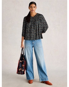 Топ Remi с металлическими пуговицами White stuff