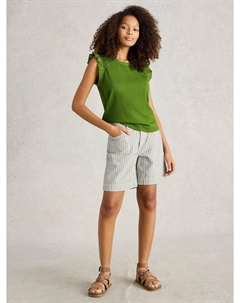 Топ Paige из органического хлопка, Green White stuff