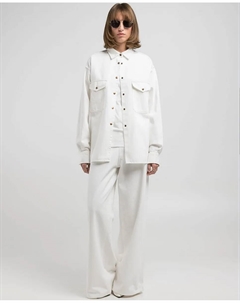 Женская джинсовая рубашка с длинными рукавами, белый Replay