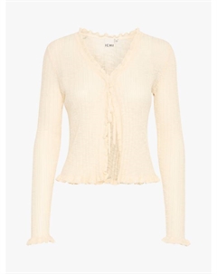 Ребристый кардиган Abertie, Birch Melange Ichi